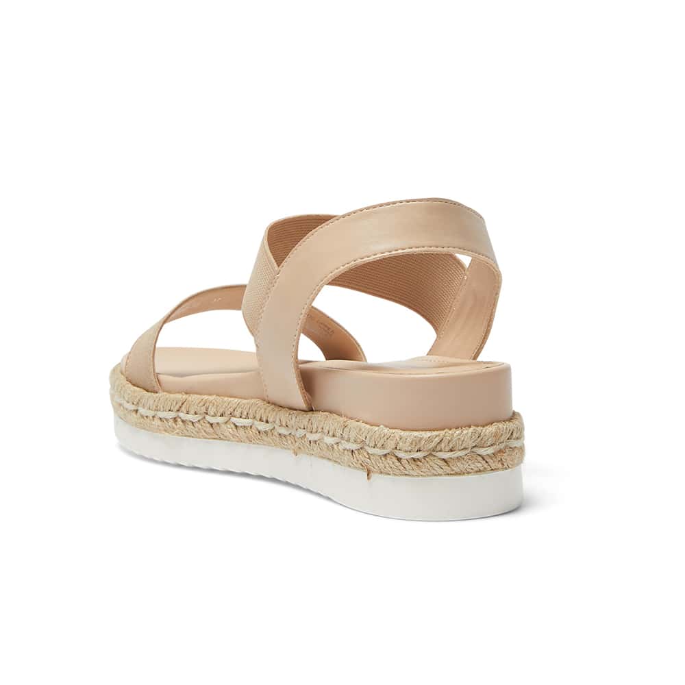 Winnie Espadrille in Natural Elastic