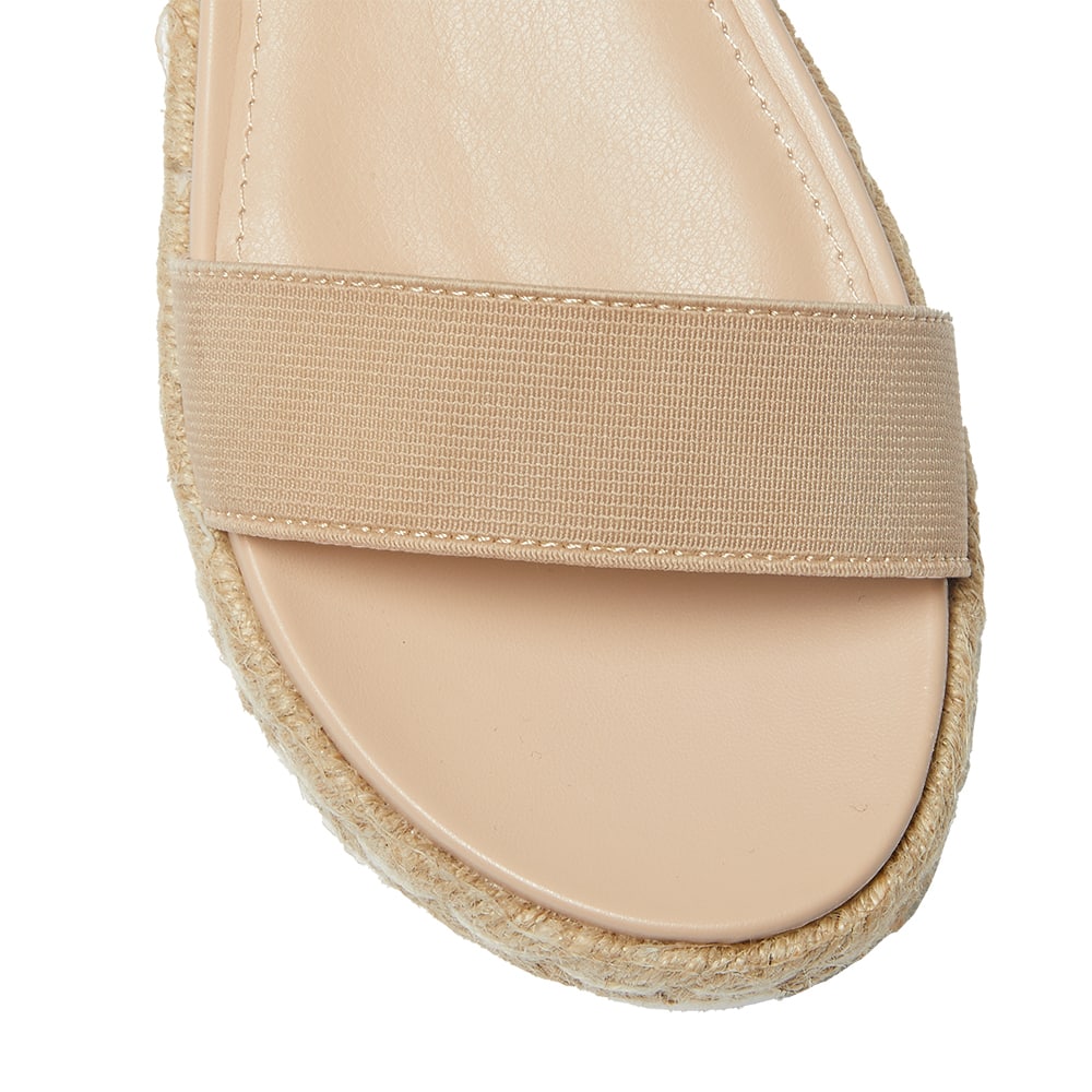 Winnie Espadrille in Natural Elastic