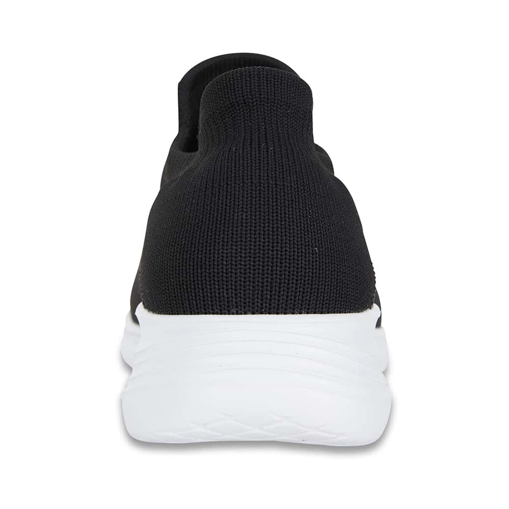 Woods Sneaker in Black Fabric