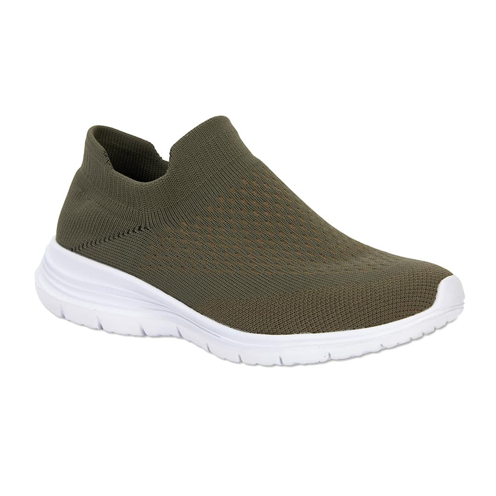 Woods Sneaker in Khaki Fabric