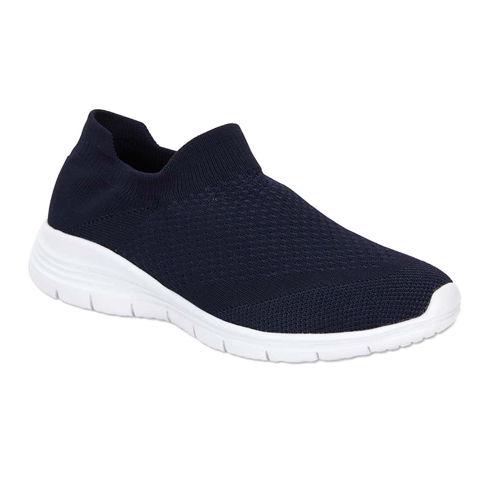 Woods Sneaker in Navy Fabric