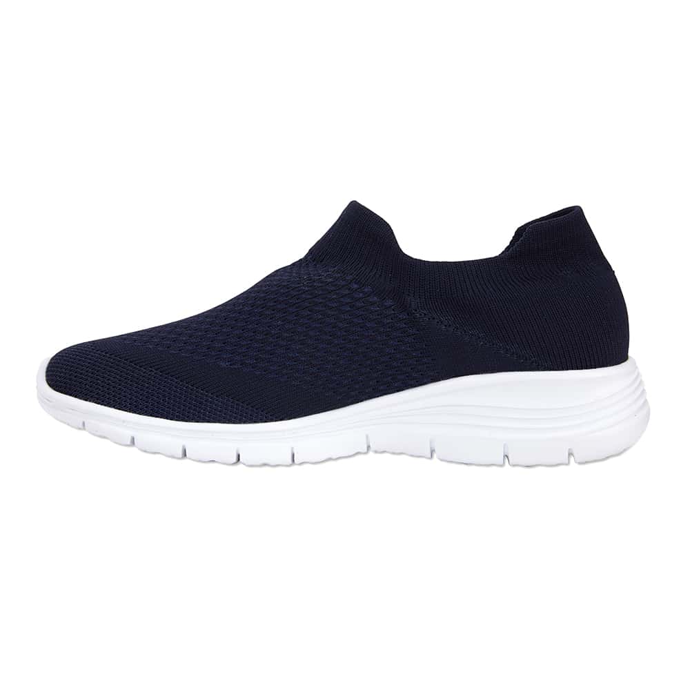 Woods Sneaker in Navy Fabric