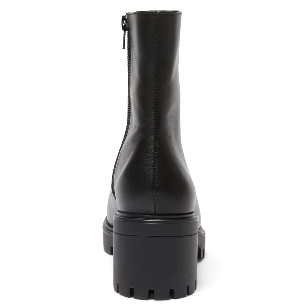Zack Boot in Black Leather