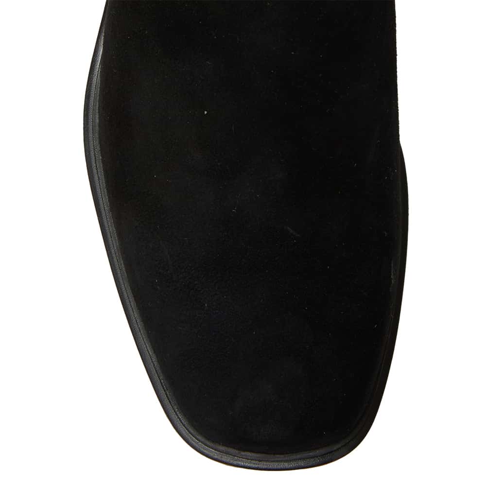Zack Boot in Black Suede