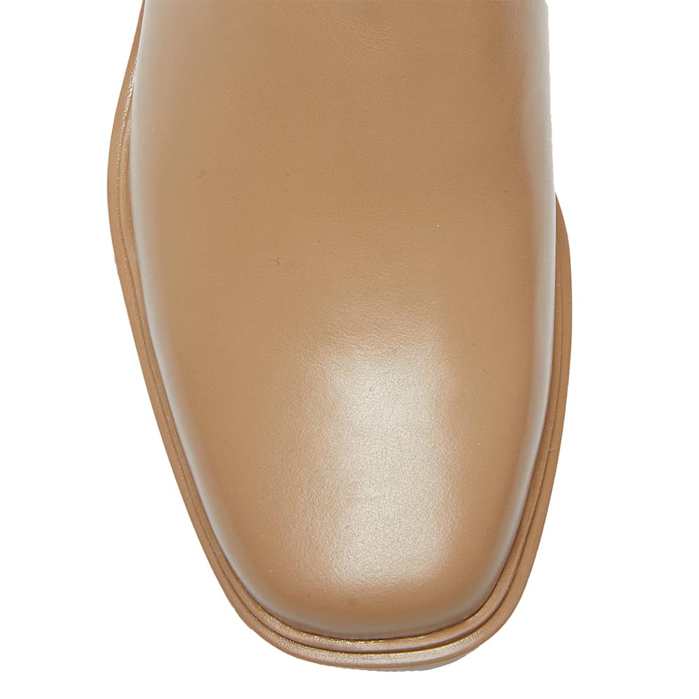 Zack Boot in Camel Leather