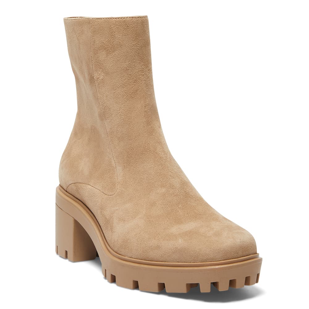 Zack Boot in Taupe Suede