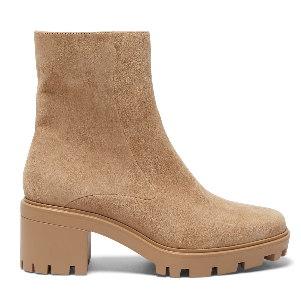 Zack Boot in Taupe Suede