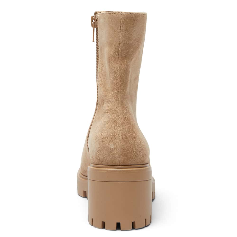 Zack Boot in Taupe Suede