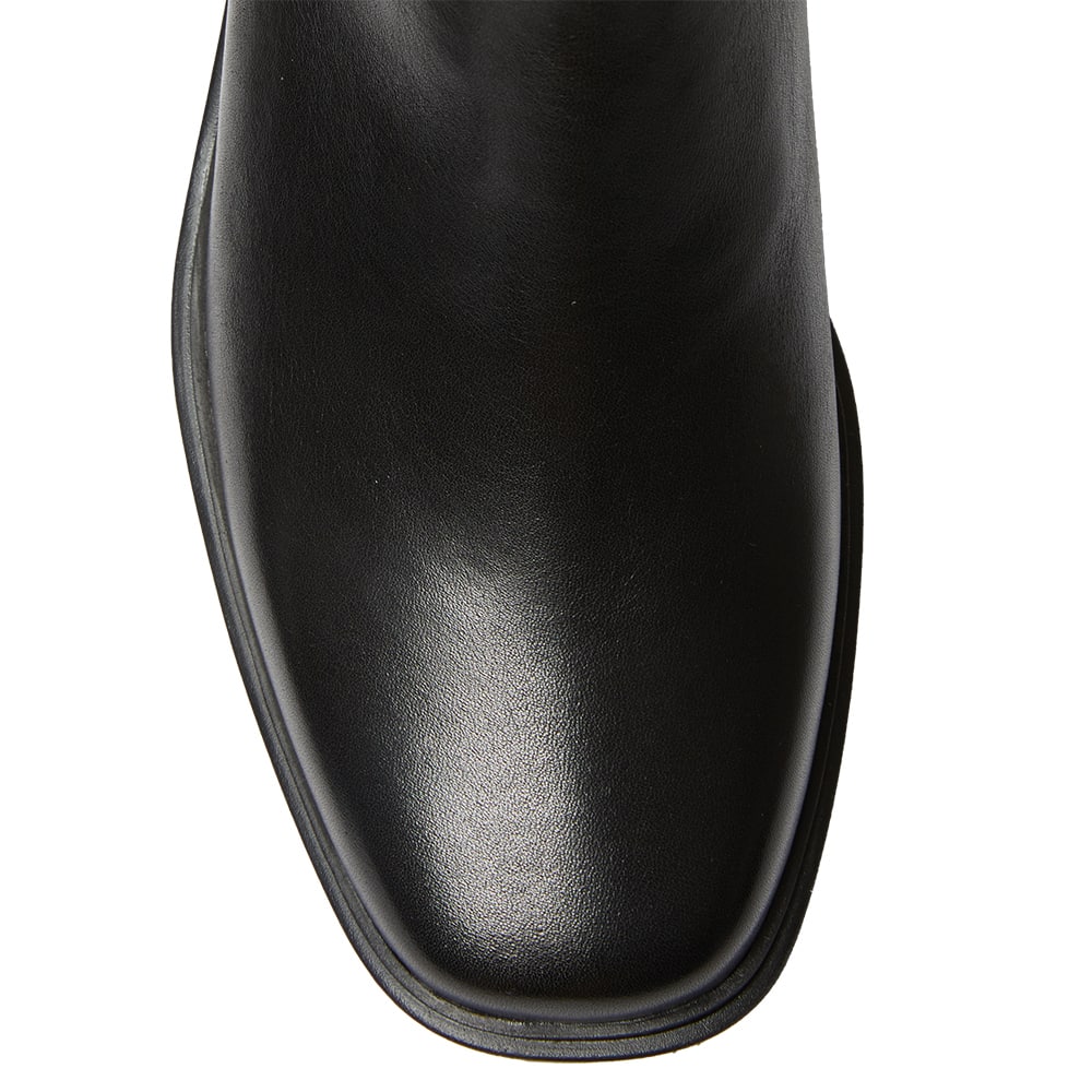 Zelda Boot in Black Leather