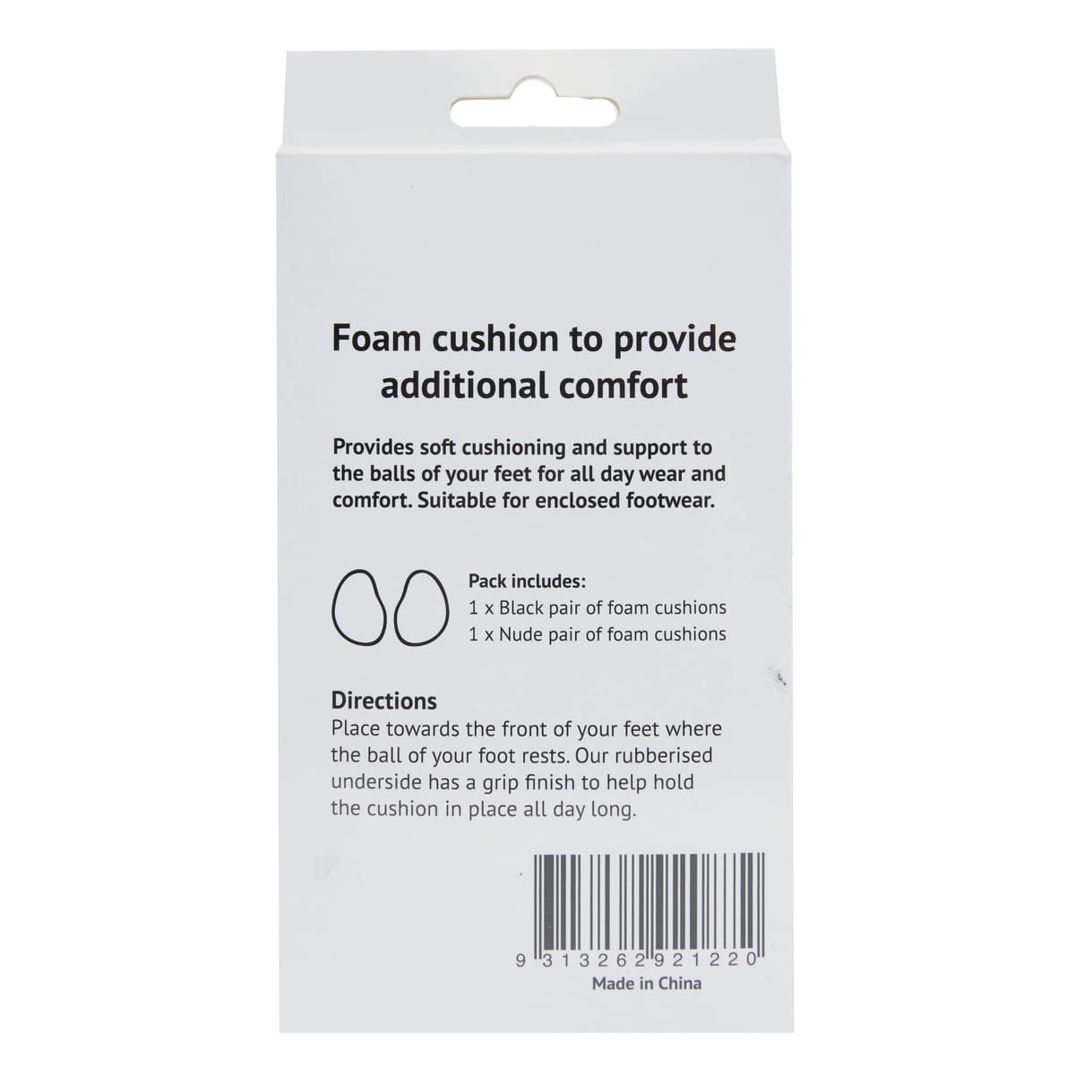 Foam Cushions 2pk in Foam
