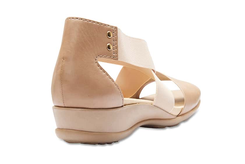 Charity Sandal in Neutral Leather
