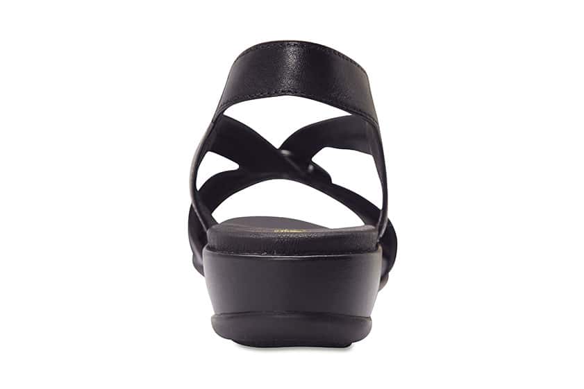 Chase Sandal in Black Leather