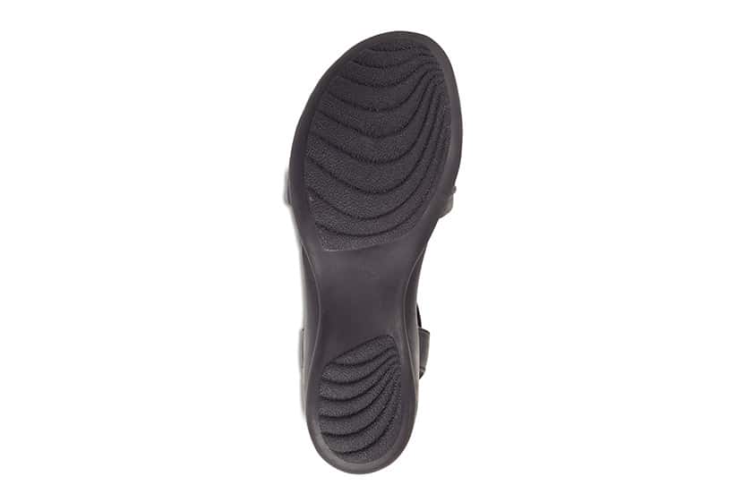 Chase Sandal in Black Leather