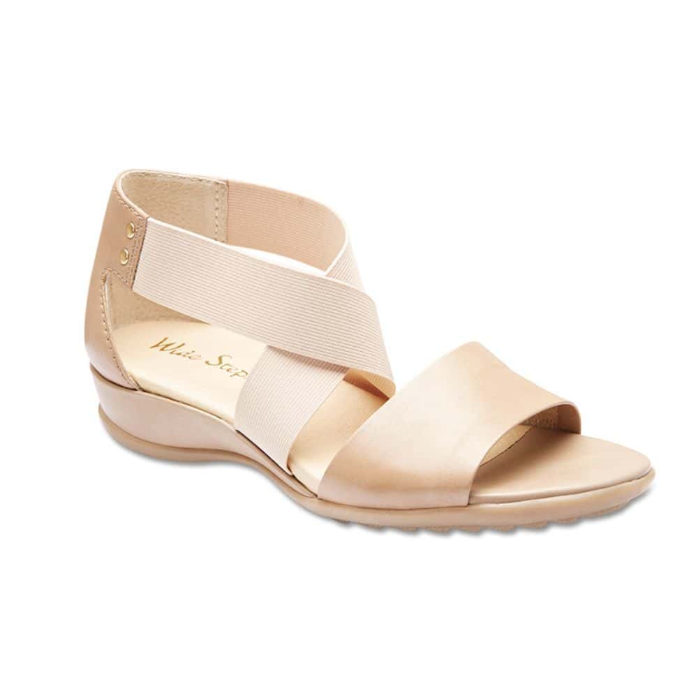 Chester Sandal in Nude Leather