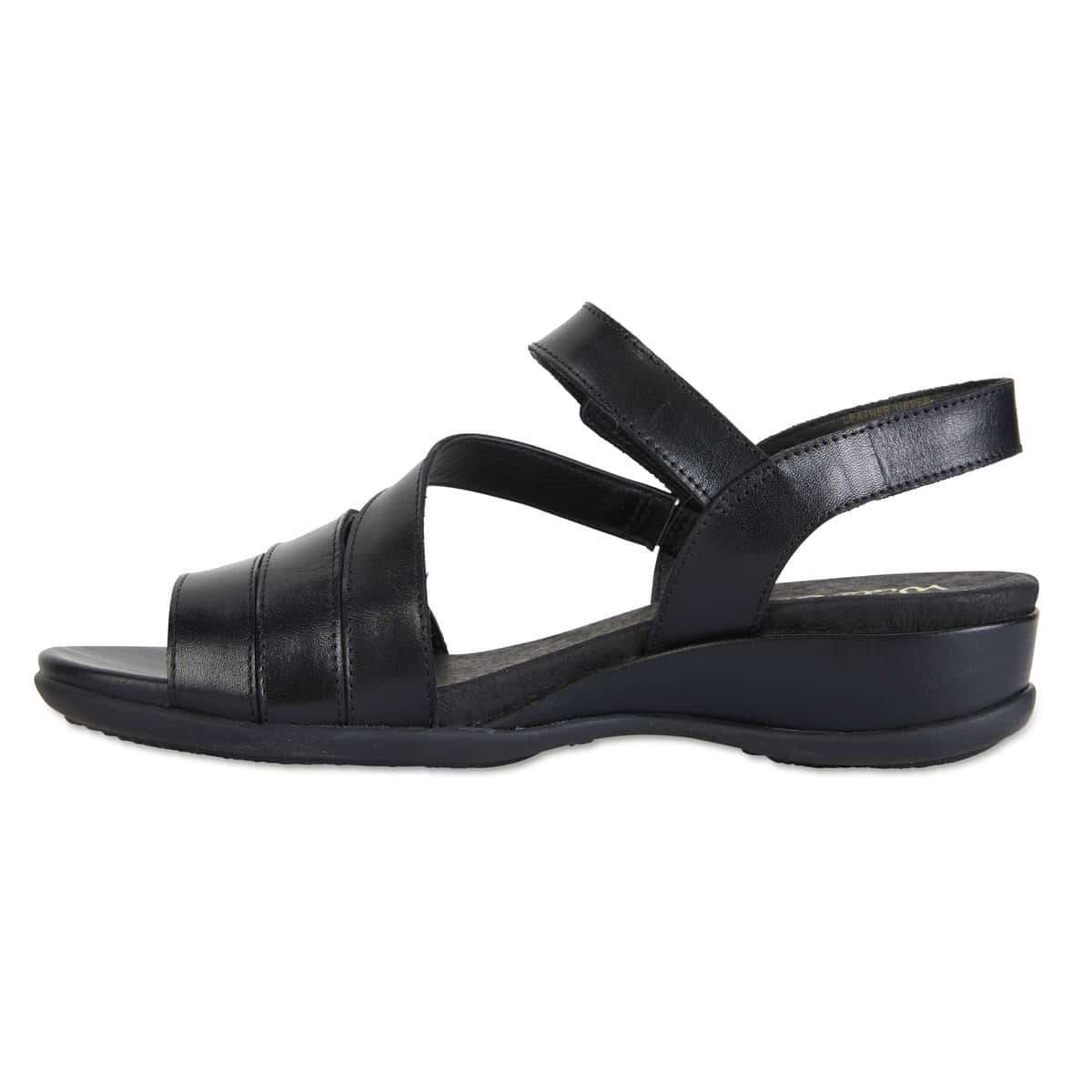 Cisco Sandal in Black Leather