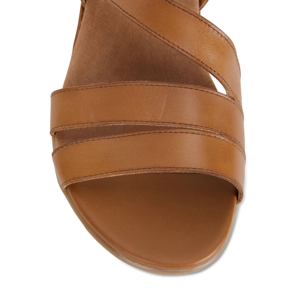 Cisco Sandal in Cognac Leather
