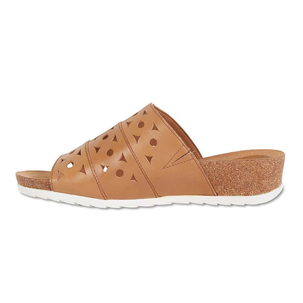 Dante Slide in Cognac Leather