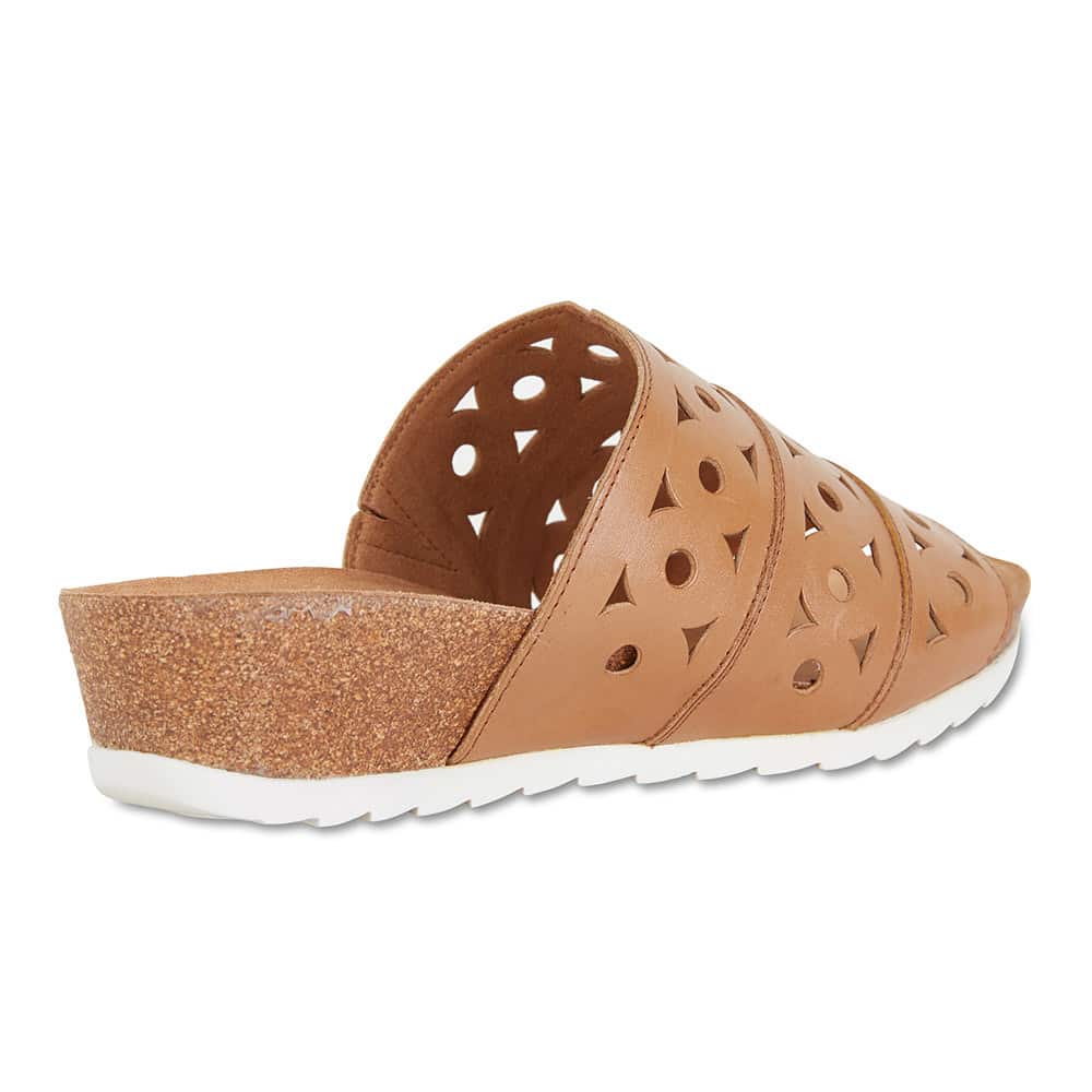 Dante Slide in Cognac Leather