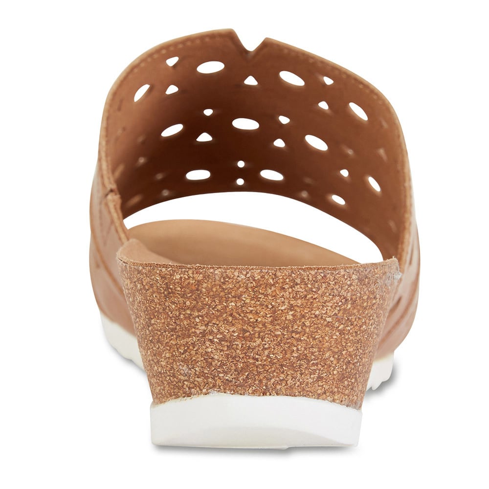Dante Slide in Cognac Leather