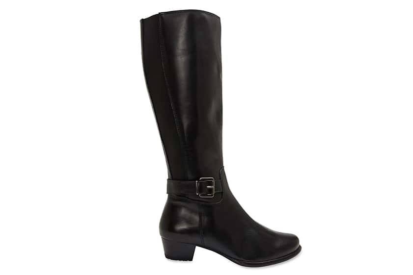 Diego Boot in Black Leather