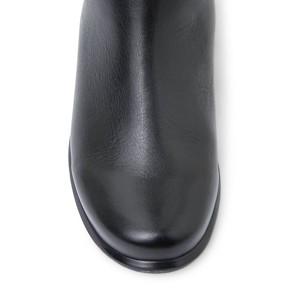 Diesel Boot in Black Leather