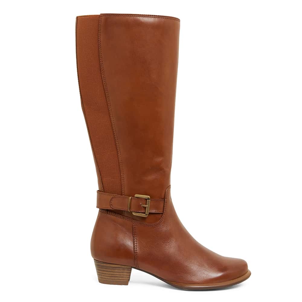 Diesel Boot in Cognac Leather