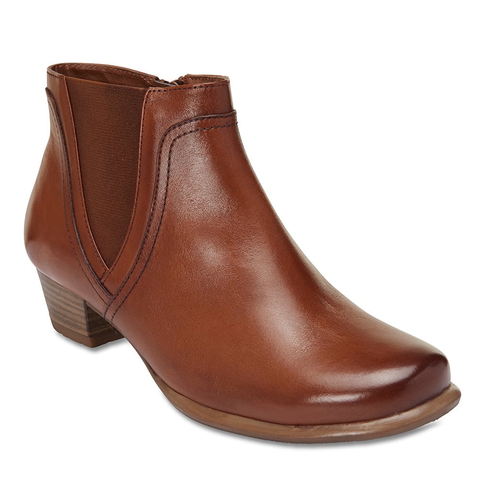 Dion Boot in Cognac Leather
