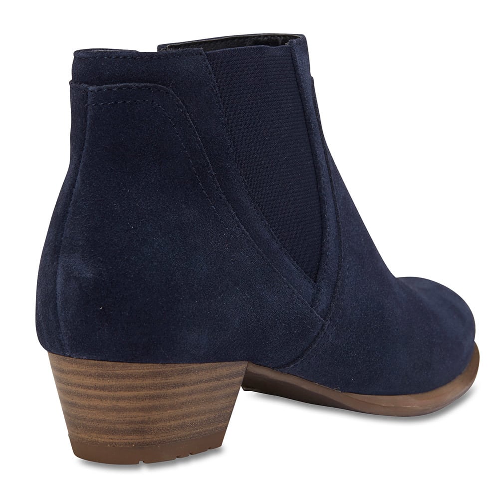 Dion Boot in Navy Suede