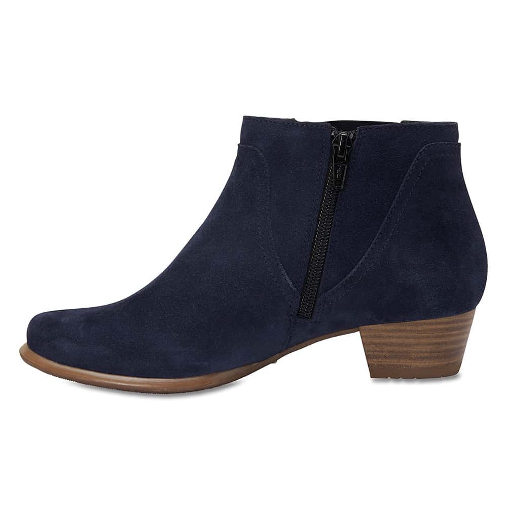 Dion Boot in Navy Suede