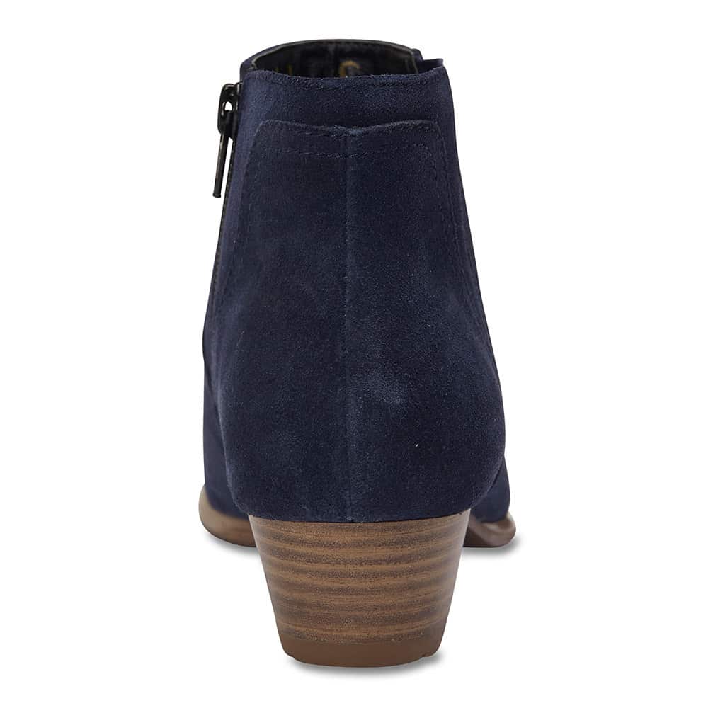 Dion Boot in Navy Suede