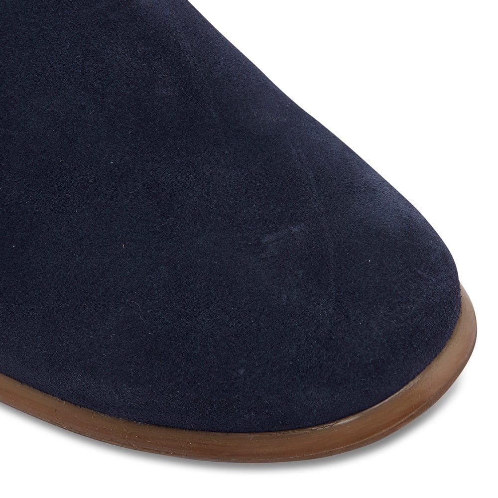 Dion Boot in Navy Suede