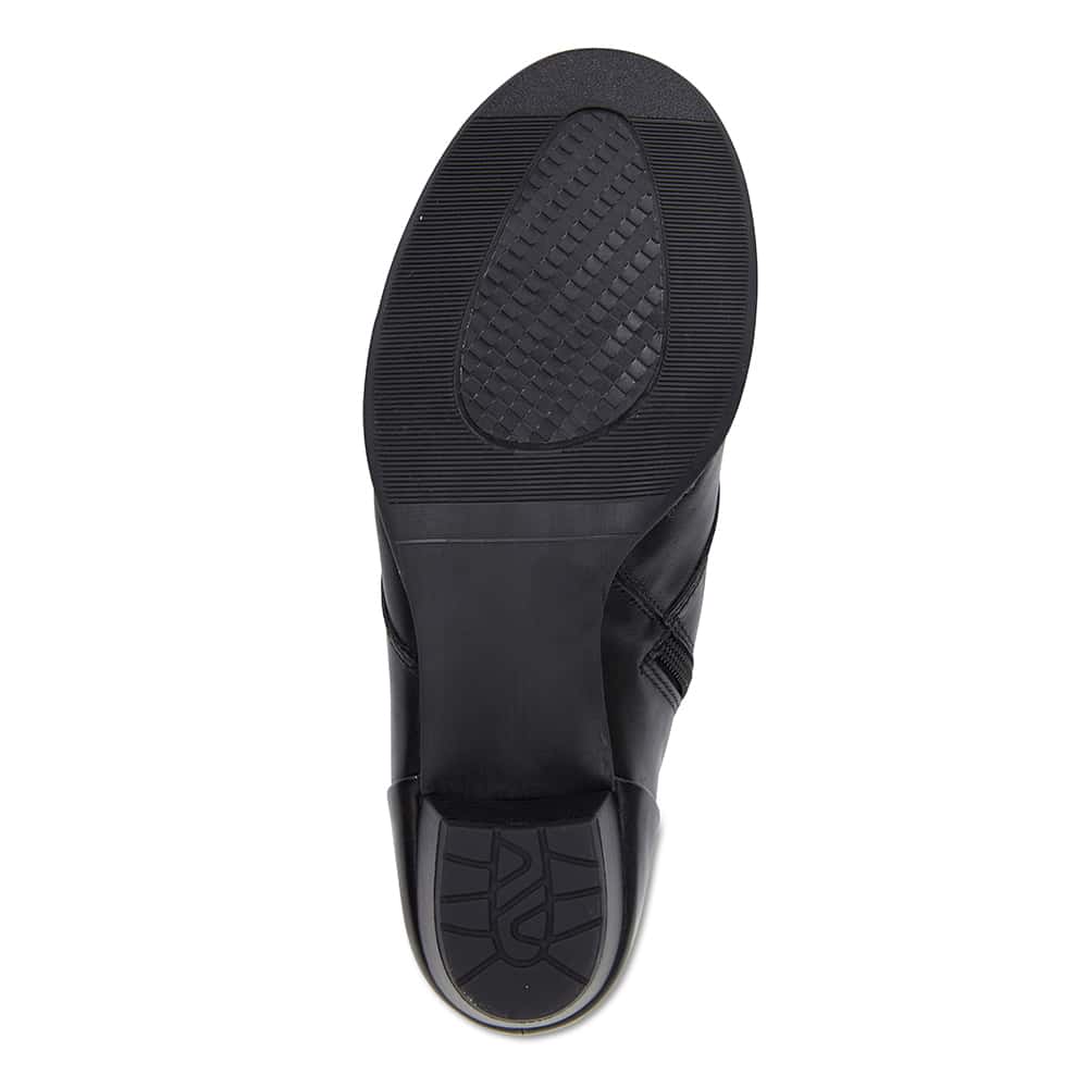 Driver Boot in Black Leather