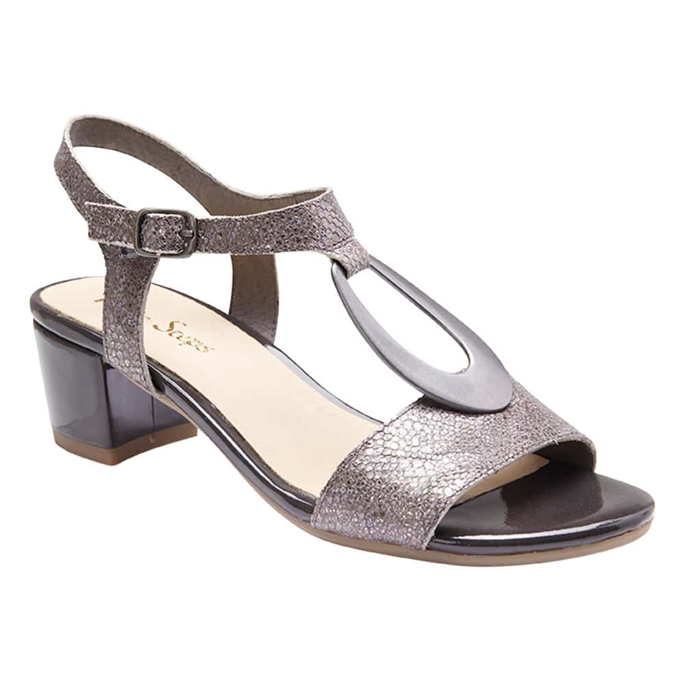 Eileen Heel in Metallic Leather