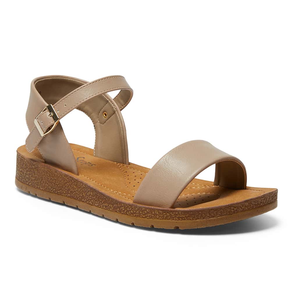 Eliza Sandal in Nude Smooth