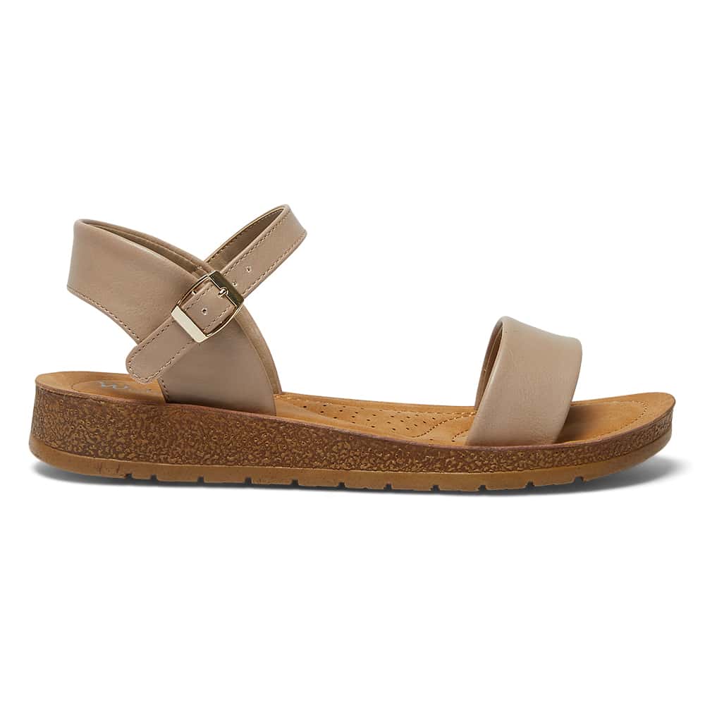 Eliza Sandal in Nude Smooth