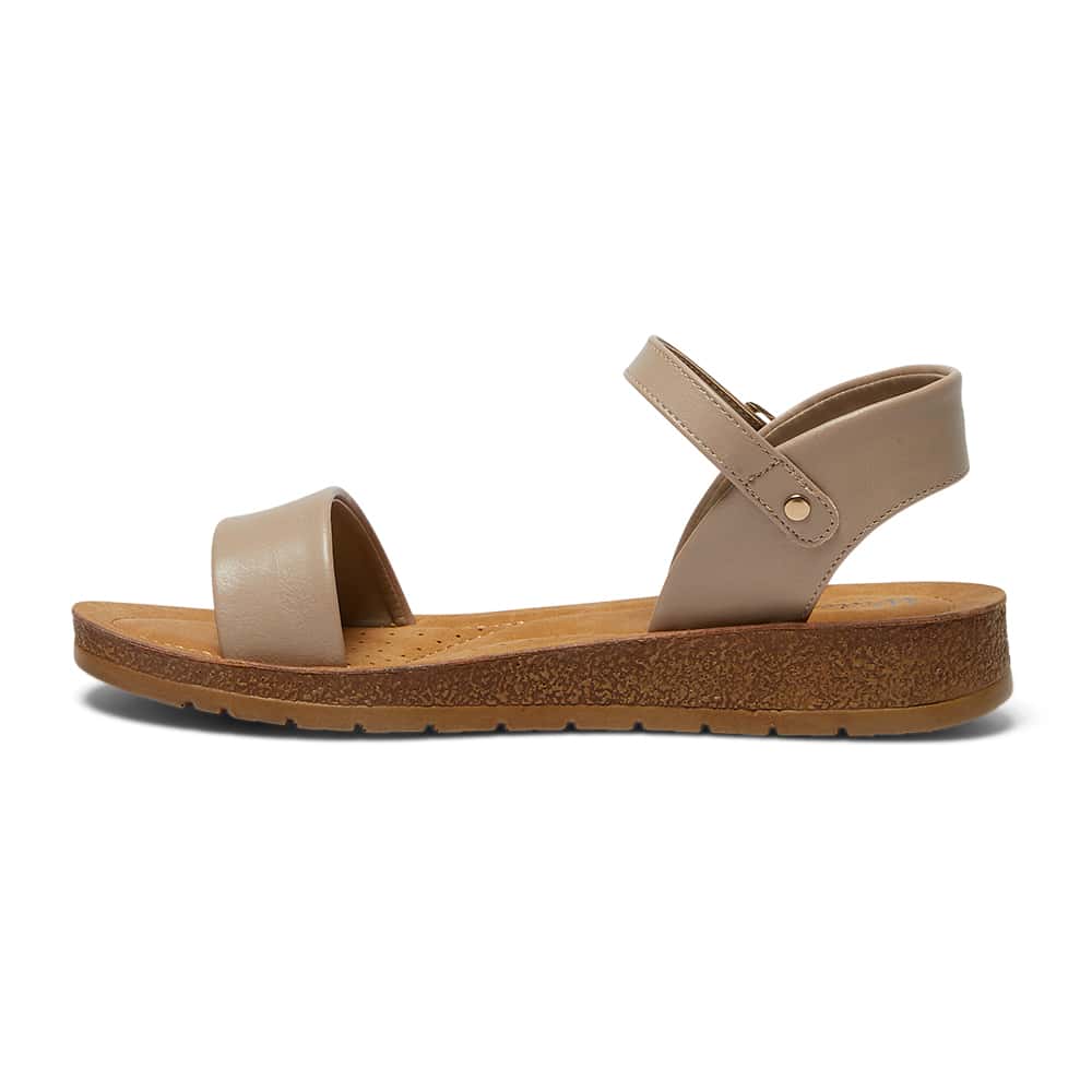 Eliza Sandal in Nude Smooth