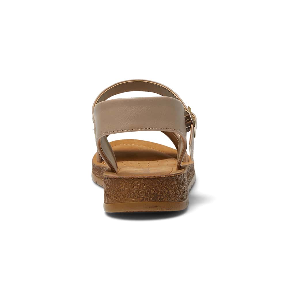 Eliza Sandal in Nude Smooth