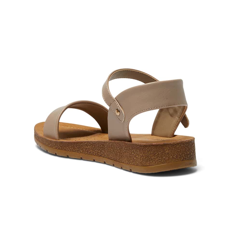 Eliza Sandal in Nude Smooth