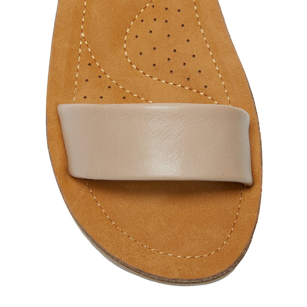 Eliza Sandal in Nude Smooth