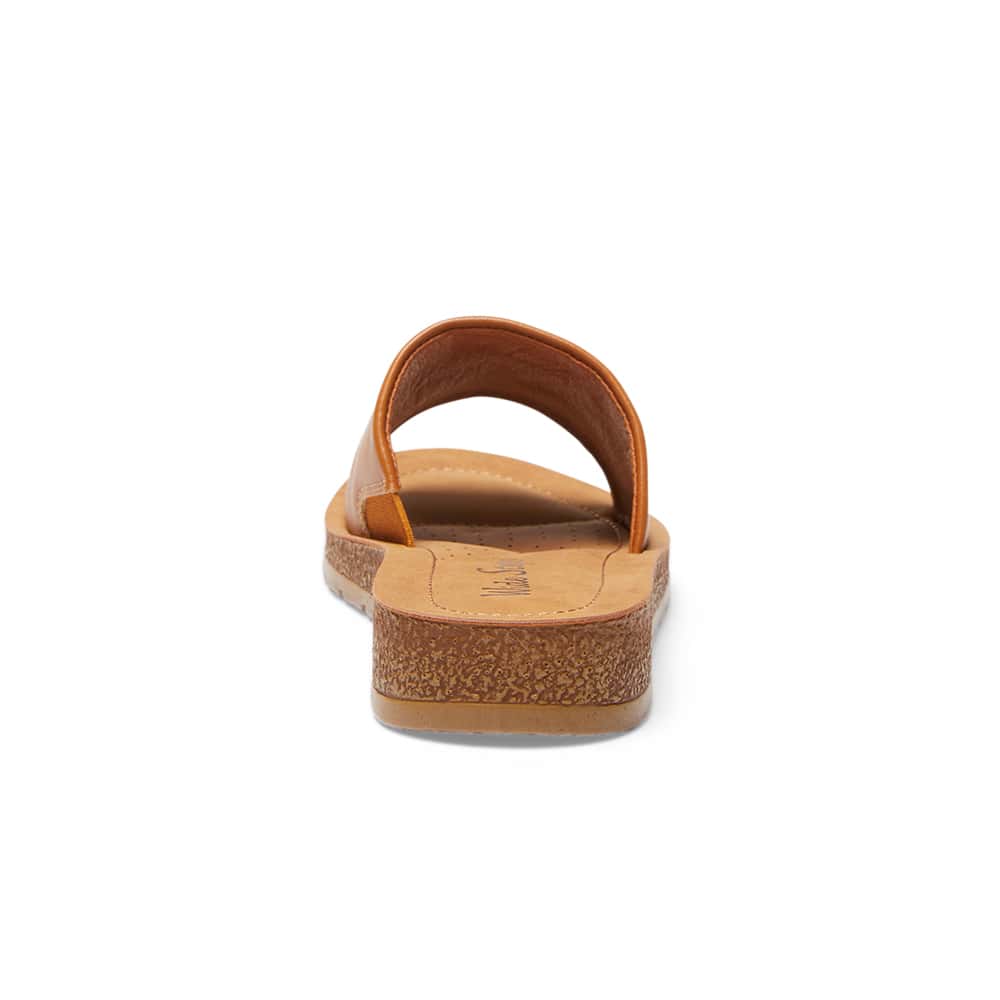 Enid Slide in Tan Smooth