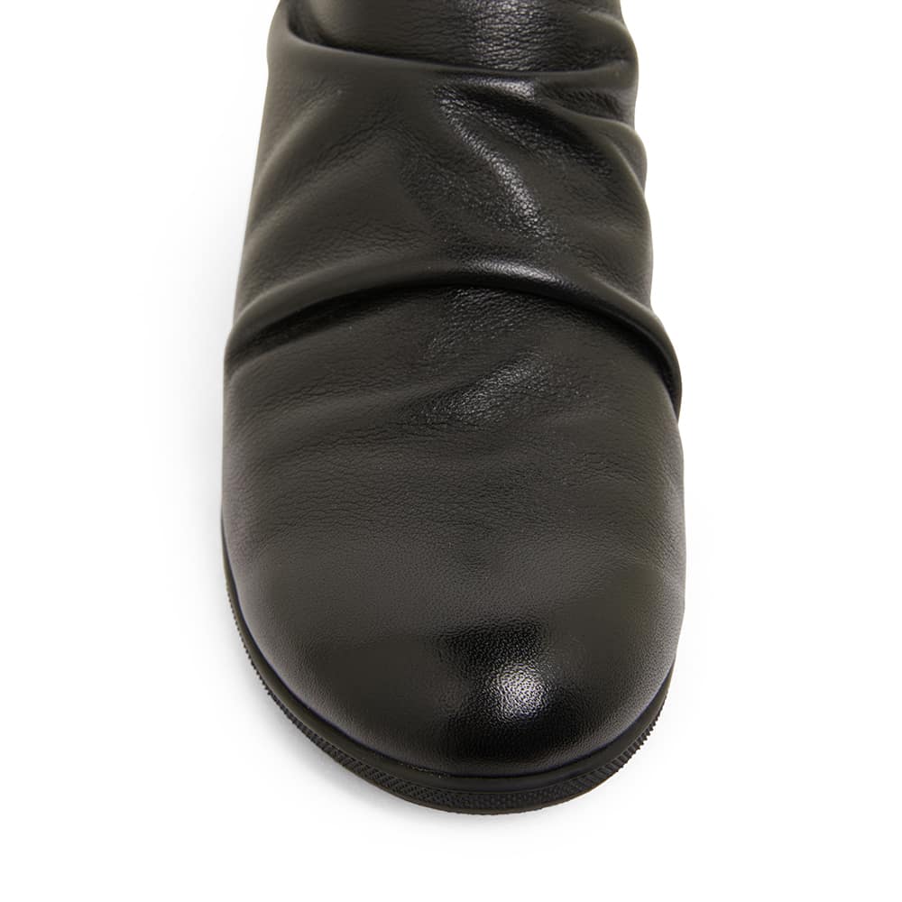 Fairway Boot in Black Leather