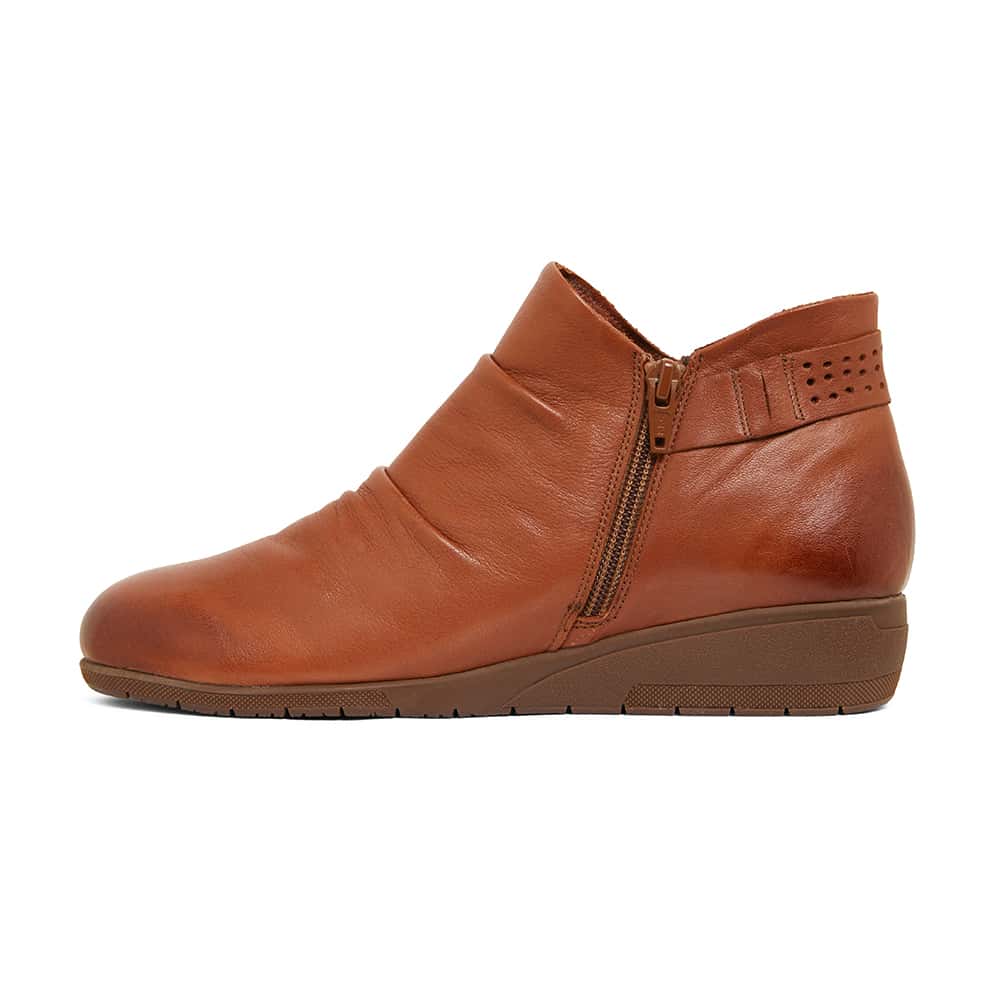 Fairway Boot in Tan Leather