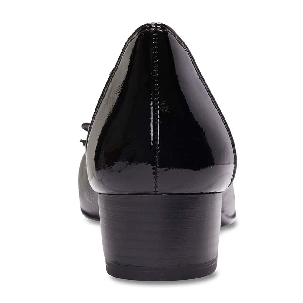 Grace Heel in Black Leather