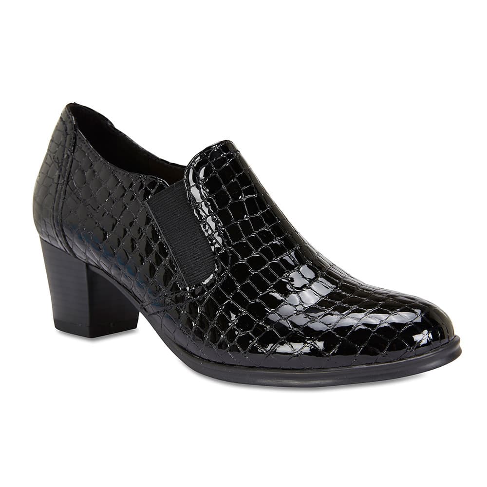 Harris Boot in Black Patent