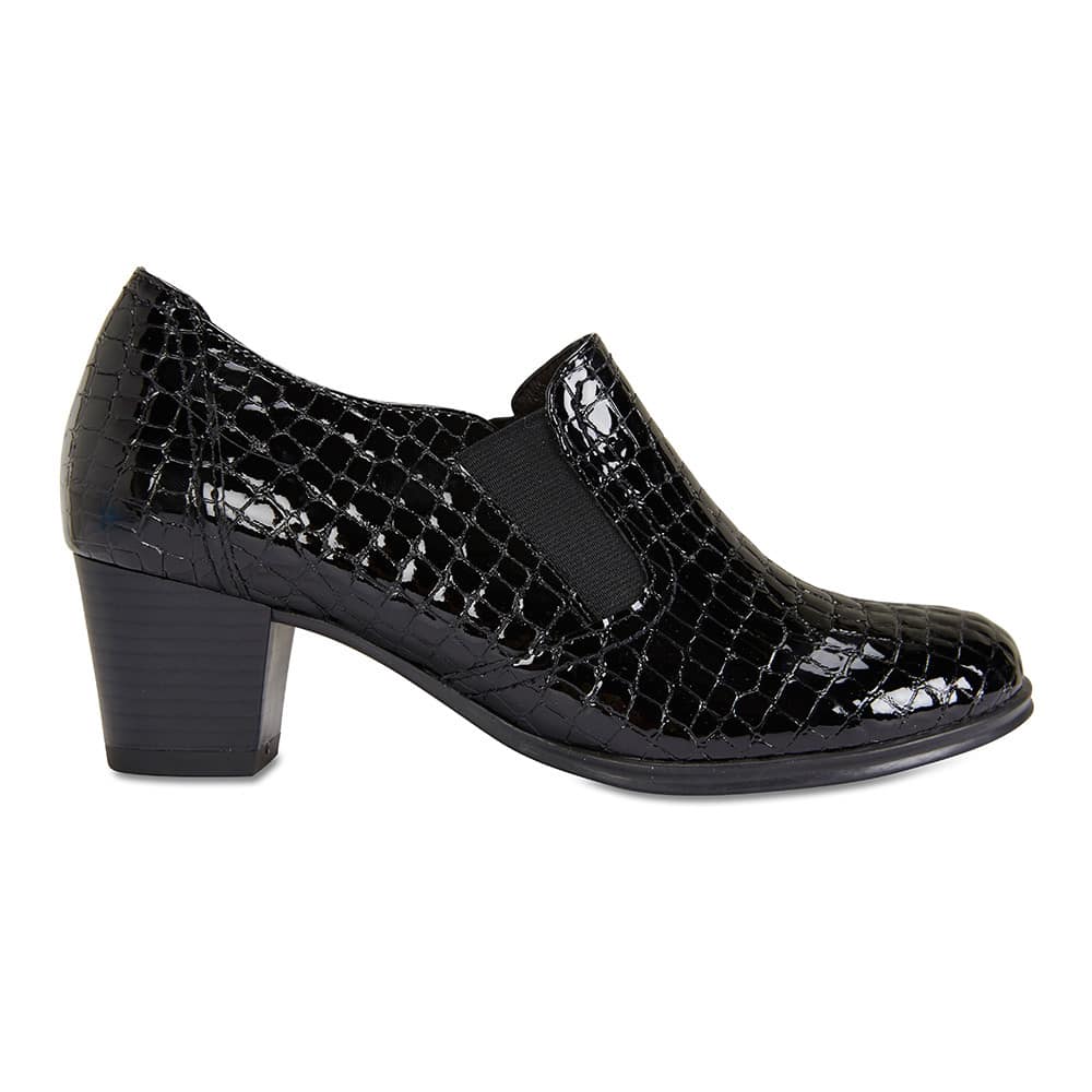 Harris Boot in Black Patent