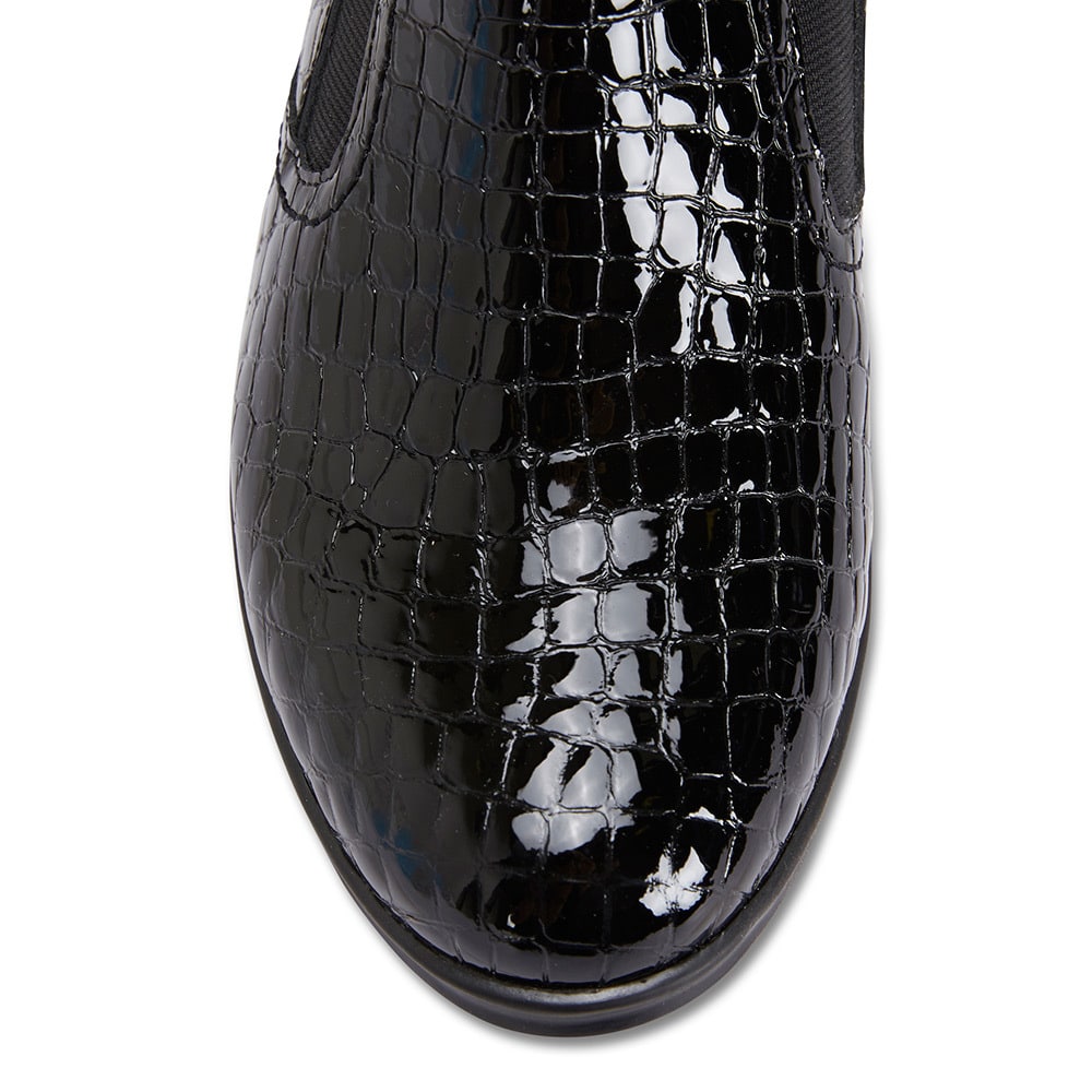 Harris Boot in Black Patent