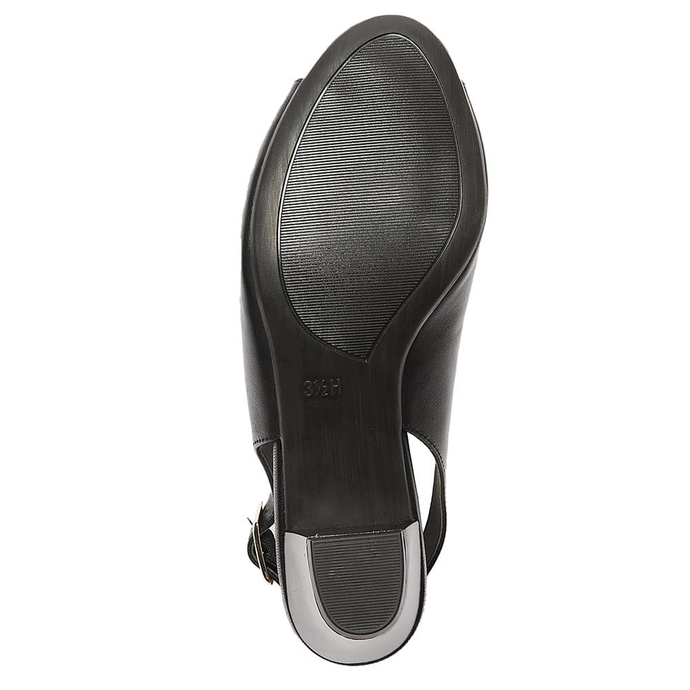 Hilda Heel in Black Leather