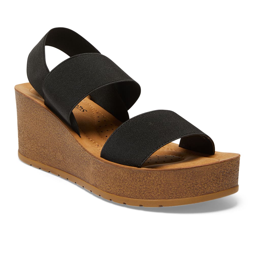 Ladro Wedge in Black