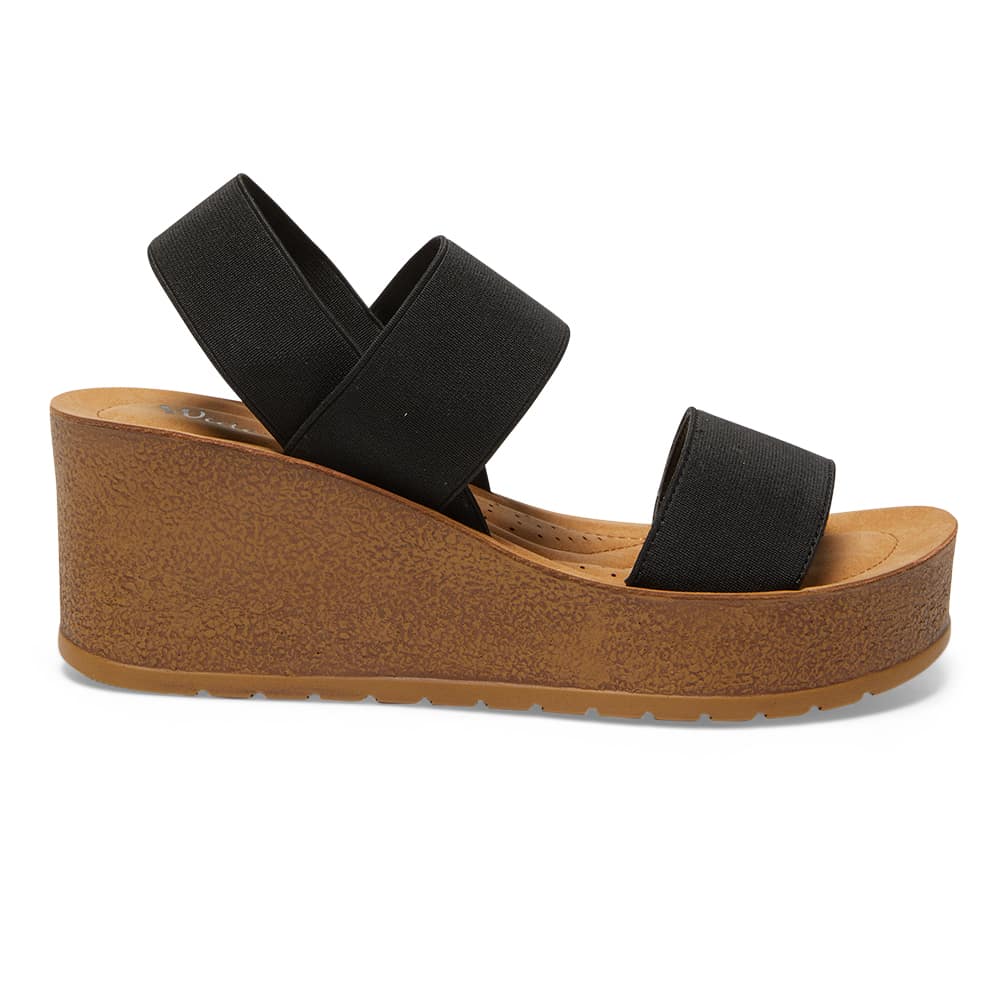 Ladro Wedge in Black