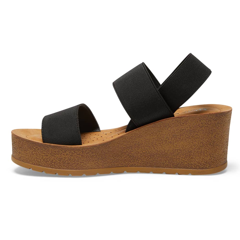 Ladro Wedge in Black